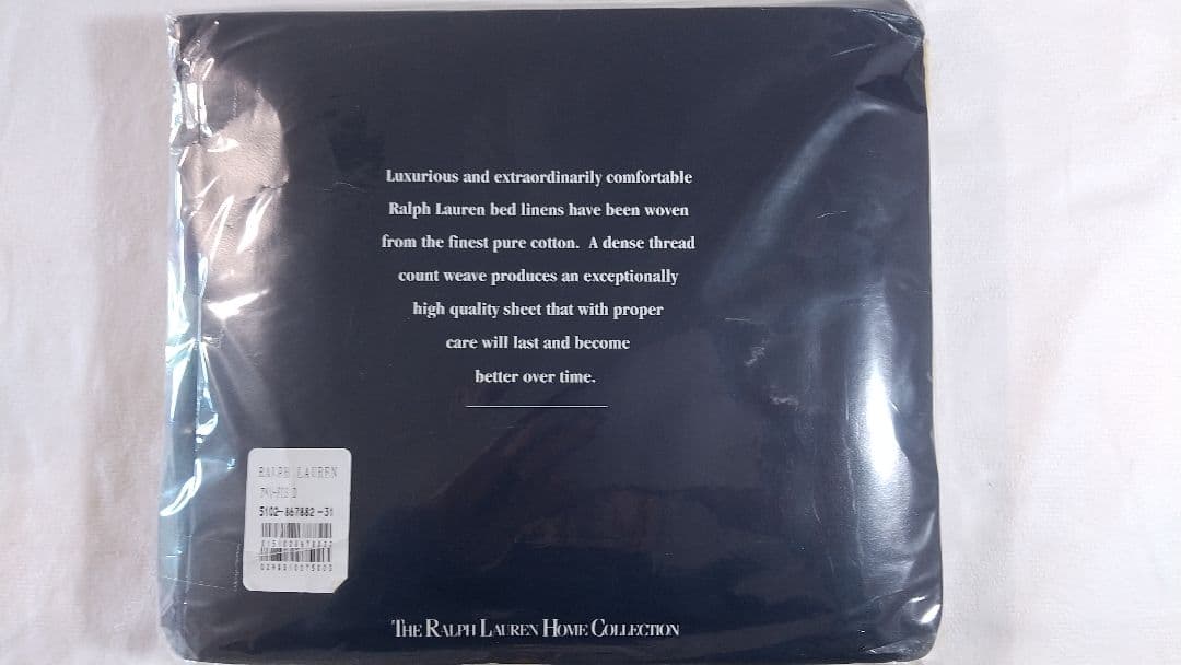 RALPH LAUREN ダブルフィッティドシーツ　コットン100 日本製　柄