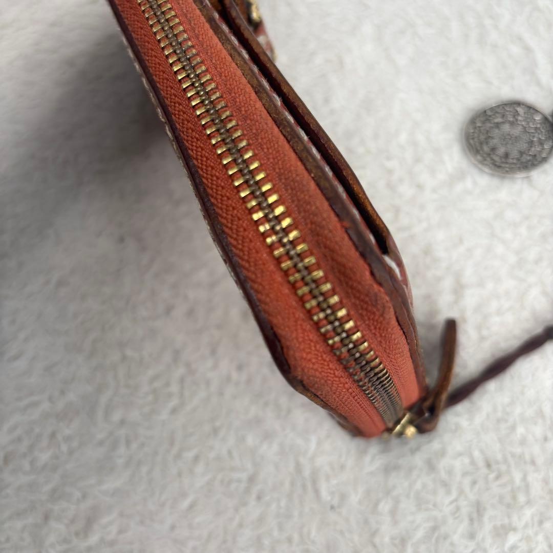 九宮転運財布 ハンドメイド ラウンドエッヂ財布 チャーム付き