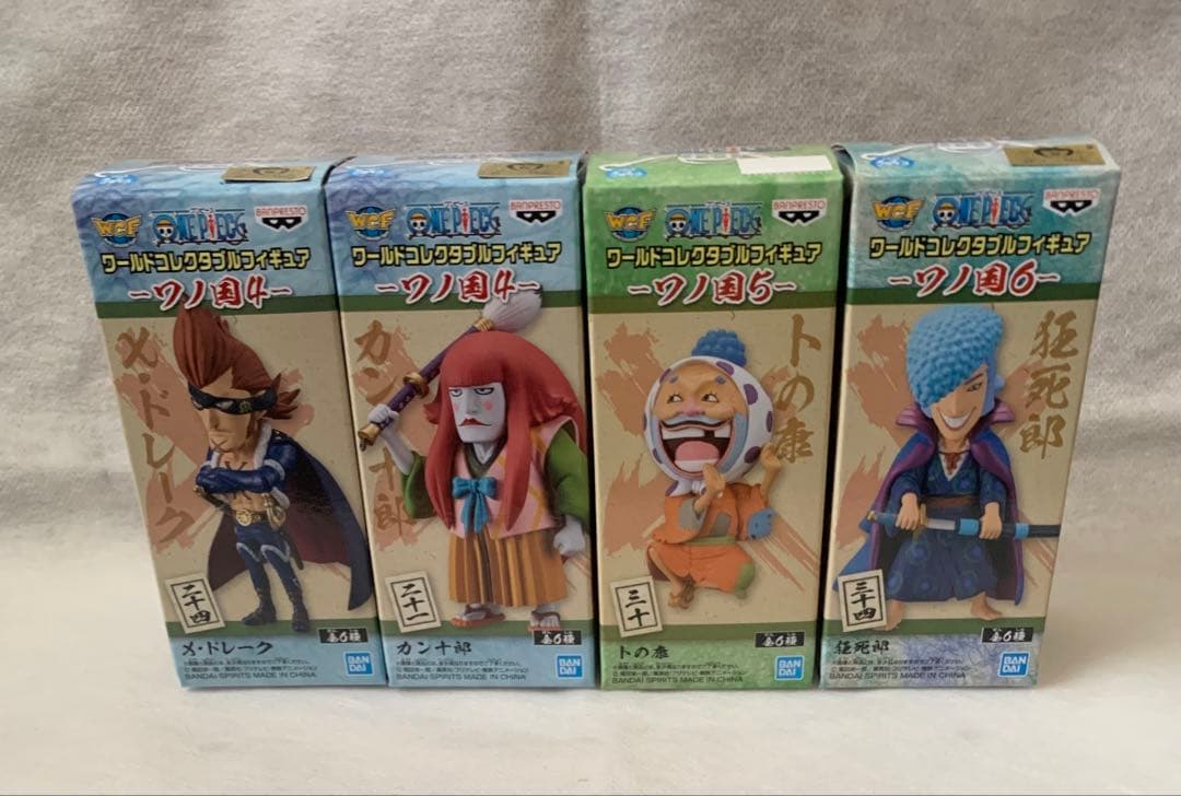 ワンピース コレクタブルフィギュア ワノ国 ドレーク&カン十郎&トの康&狂死郎他