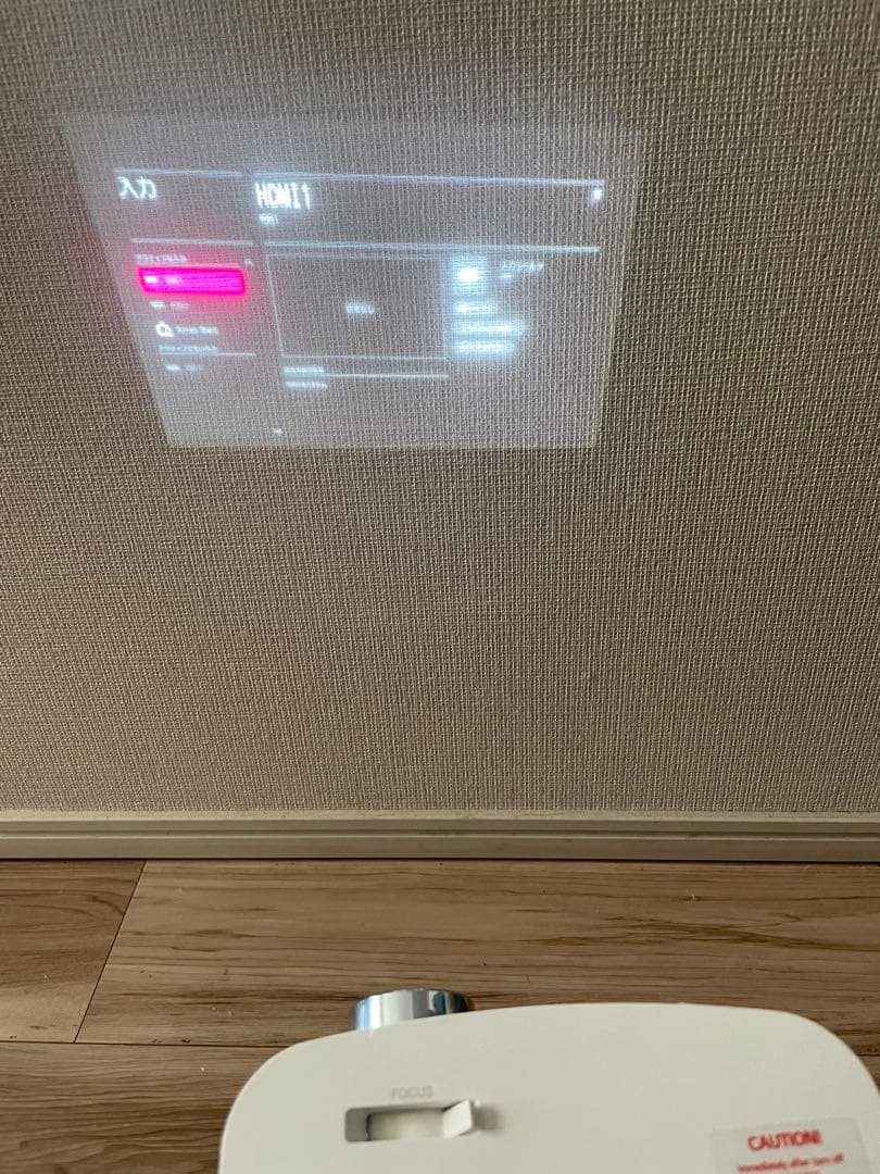 LG LED ポータブル プロジェクター PF50KS スクリーン付き