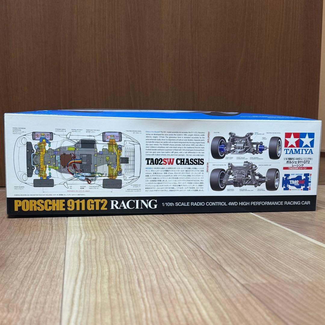 新品 タミヤ 1/10 電動R/C ラジコン ポルシェ911 GT2レーシング