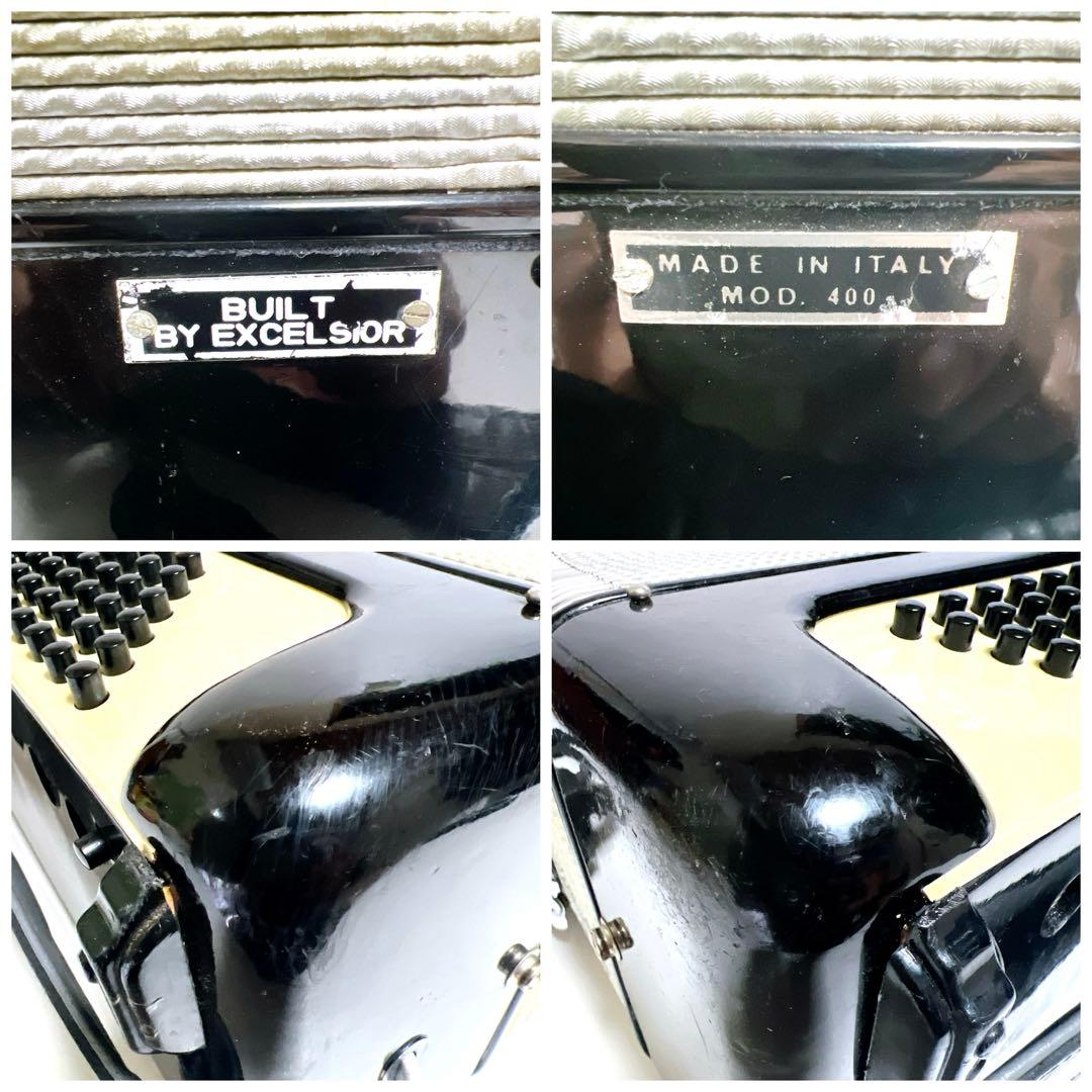 EXCELSIOR Model 400 アコーディオン 41鍵盤　イタリア製