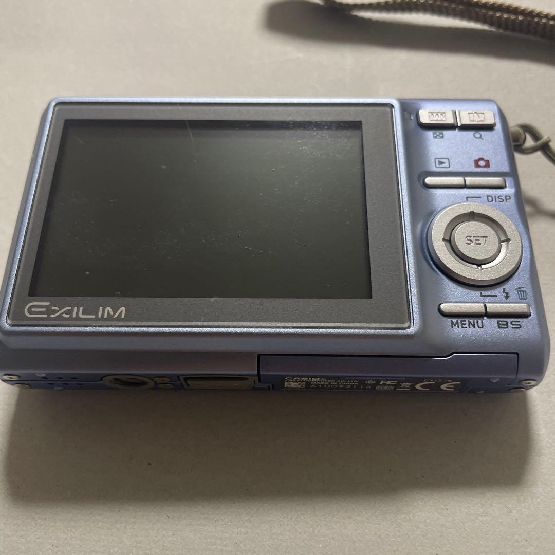 CASIO EXILIM EX-Z75 ブルー　コンパクトデジタルカメラ