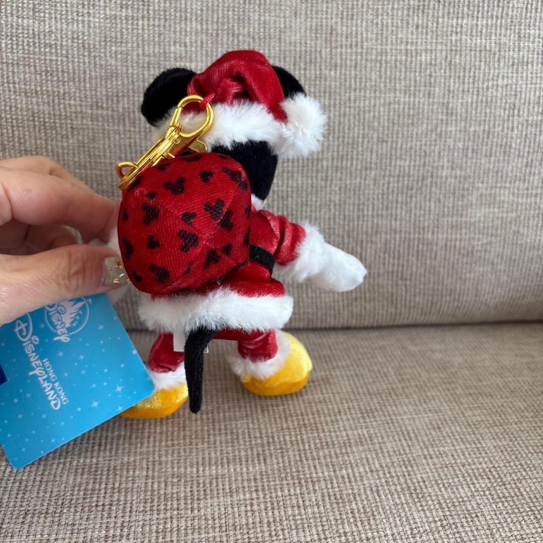 香港ディズニーミッキー ミニー クリスマス ストラップ