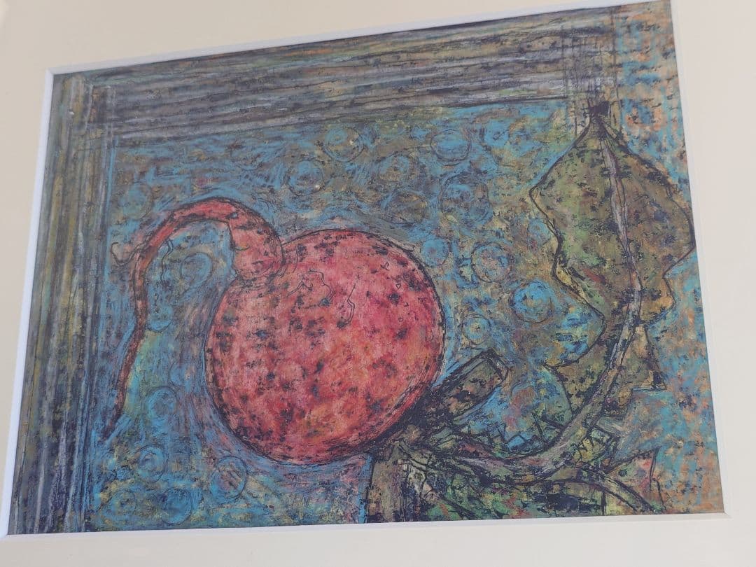 ★★定価3万円 蝋画/ロウ画 うえしんちえ子作 全額寄付