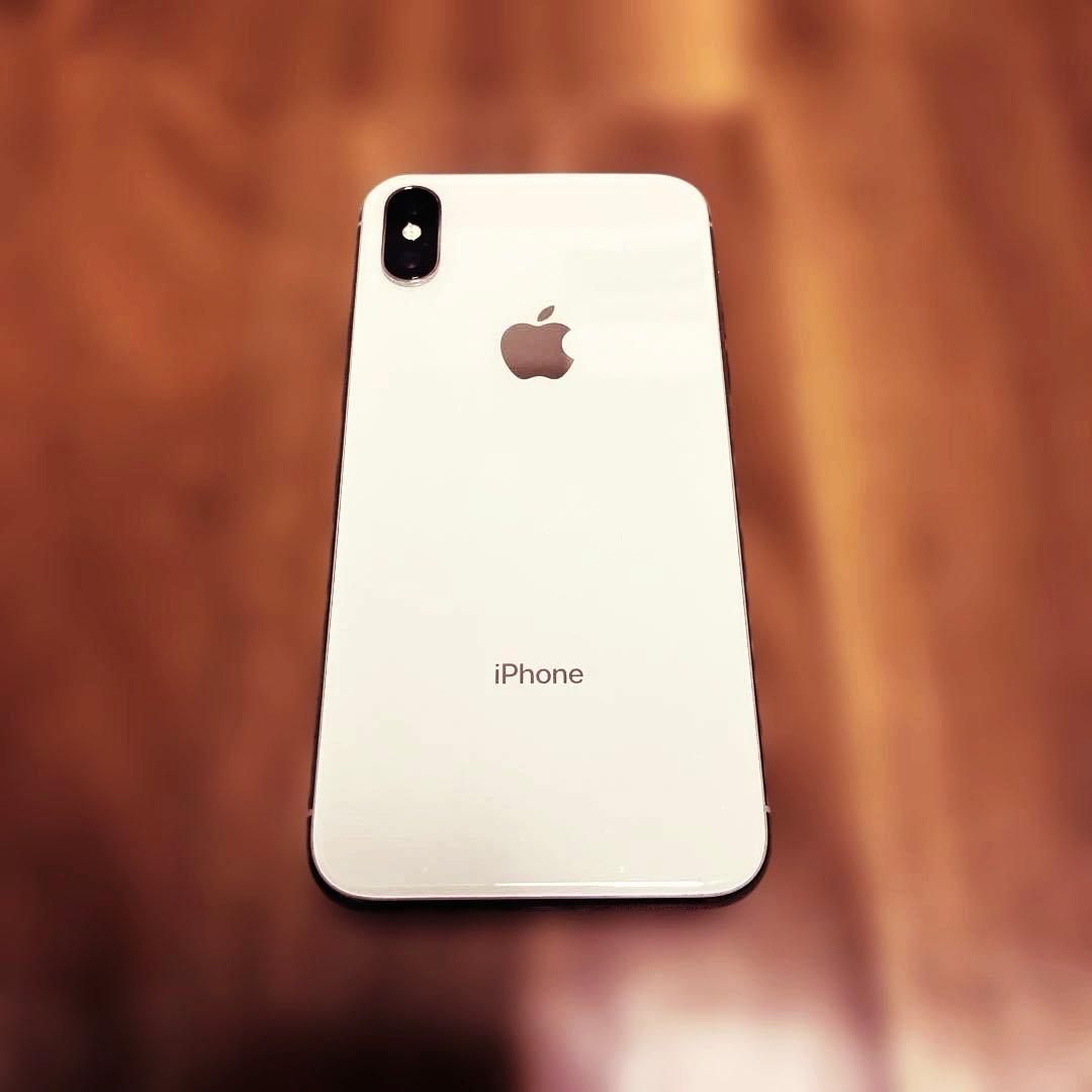 【超美品】Apple iPhoneX シルバー 64GB SIMフリー