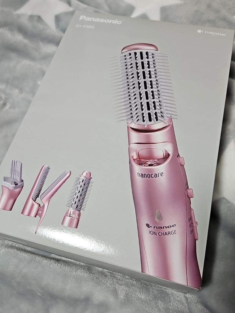 Panasonic☆くるくるドライヤー ナノケア EH-KN8Gピンク