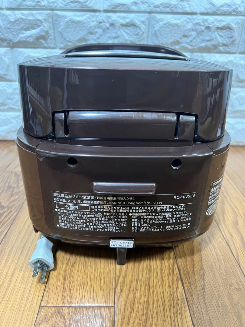 TOSHIBA炊飯器本九釜5.5合炊き◆RC-10VXE2
