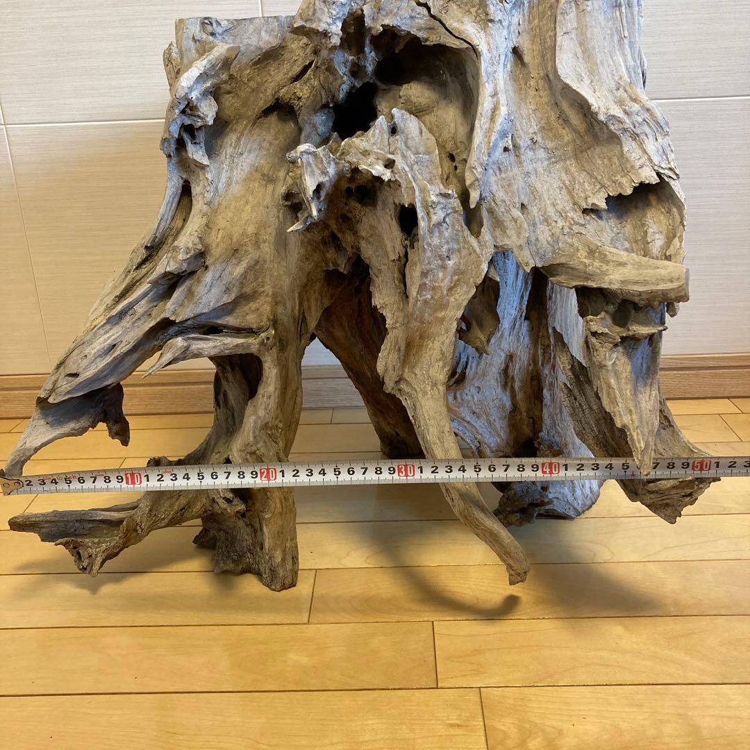 盆栽台　花台　木製花台　流木花台　古木　生花　天然木　切り株　木の根　置物