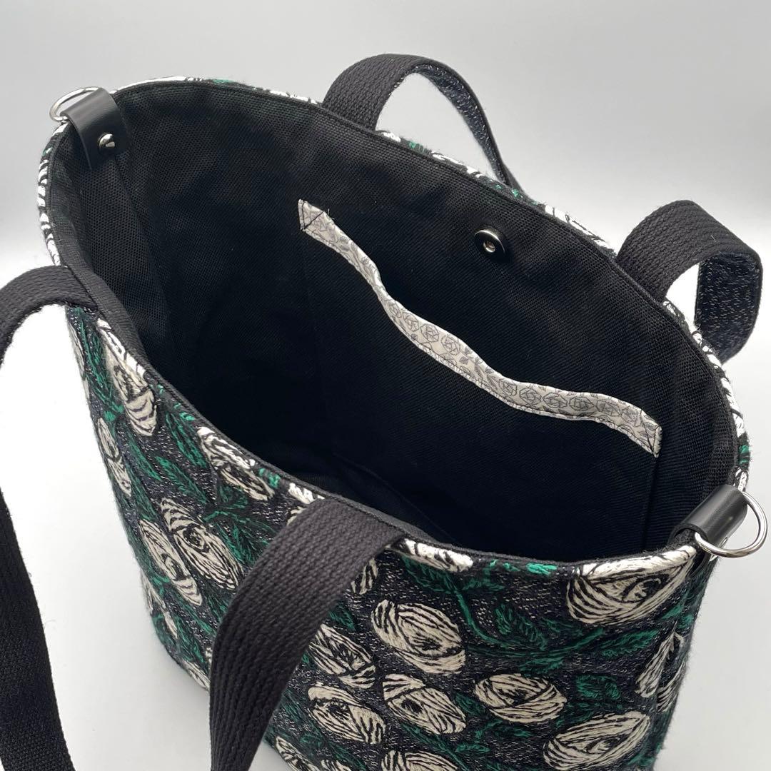 55.ミナペルホネン*rosy トートバッグ ハンドメイド
