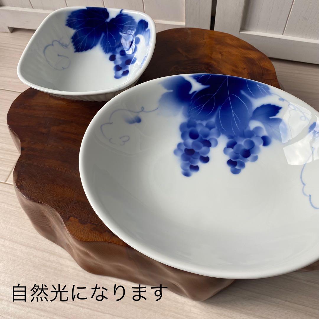 深川製磁　ブルーワイナリー　サラダボウル　楕円盛鉢　楕円プレート　ペア×2組