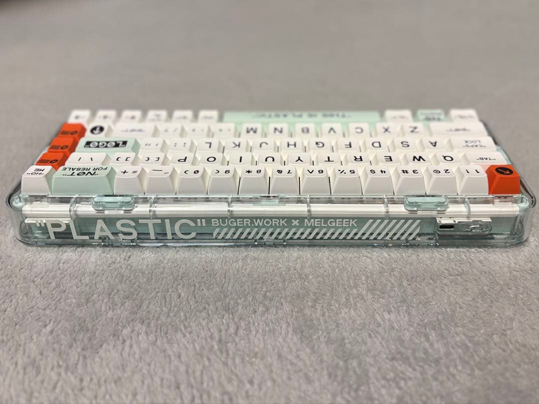 MelGeek MOJO 68 キーボード 本体 クリア
