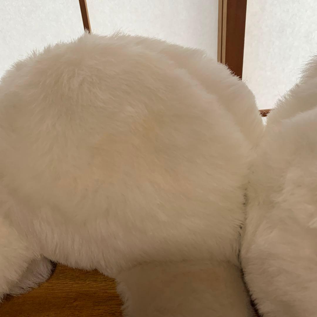 【極美品】あらいぐま　ファースト社ぬいぐるみ　昭和レトロ　べべちゃん