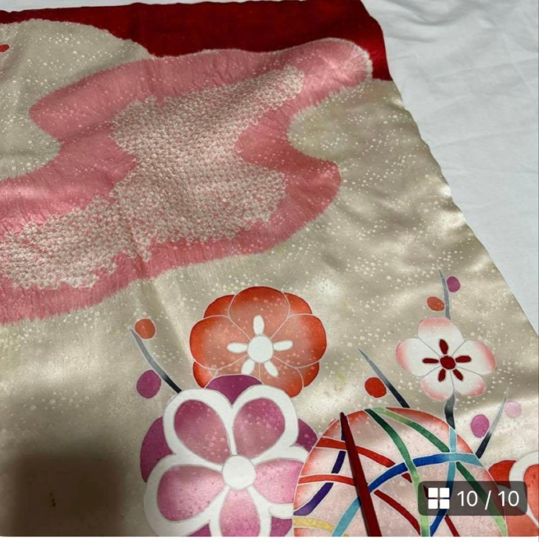 七五三　7歳　着物セット　友禅　ハーフ成人式　十三詣り　ジュニアサイズ