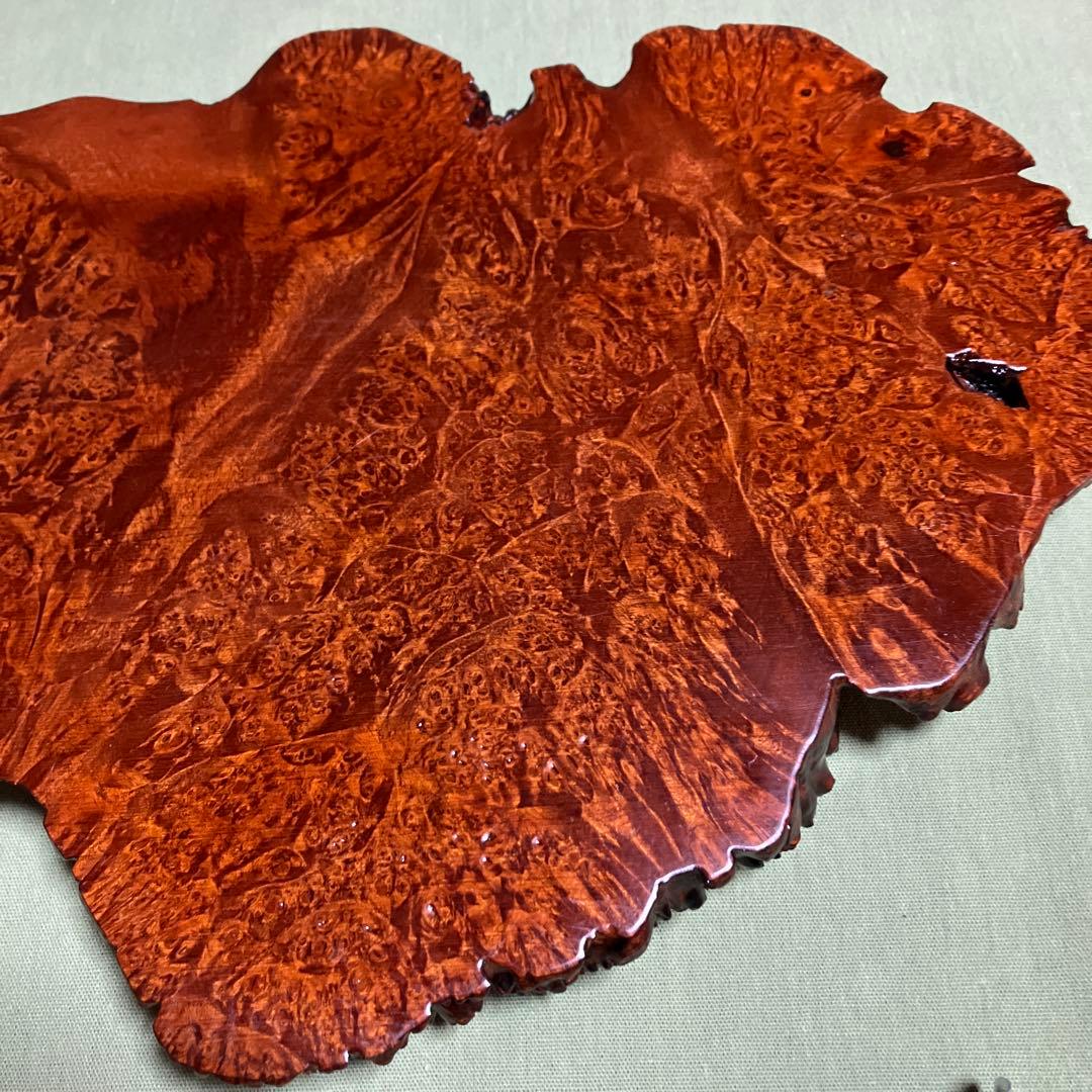 天然木　一枚板　玉杢 花台 飾り台 敷板　香台　盆栽台