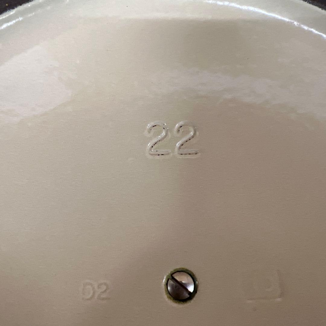 レアカラー　ルクルーゼ　ココットロンド　22cm LE CREUSET