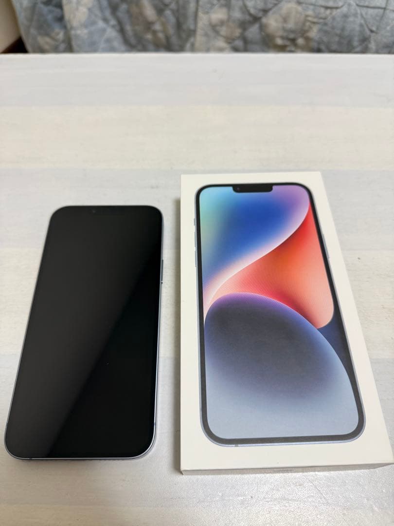 【美品・SIMフリー】Apple iPhone14Plus 128GB ブルー