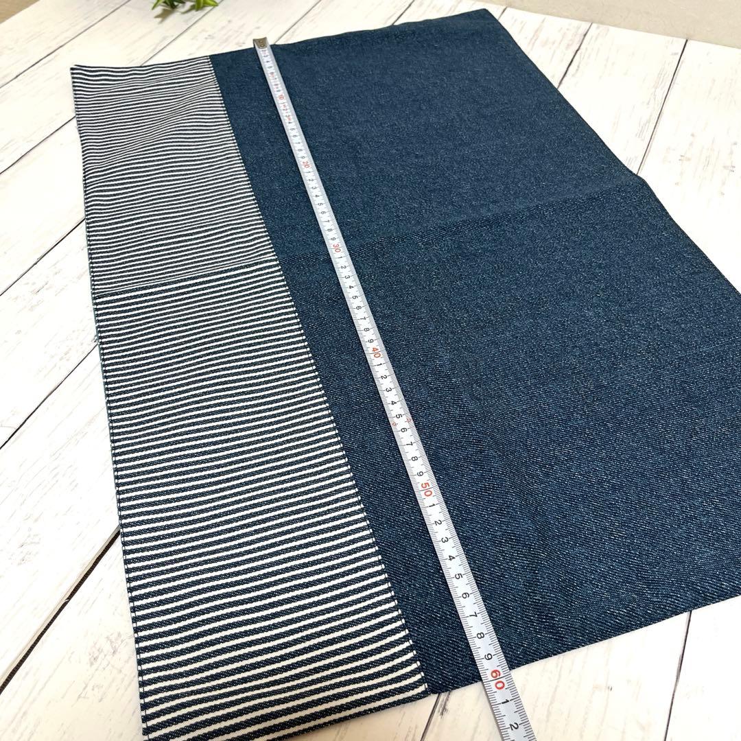 yuuuu 入園入学セット ヒッコリーストライプ×デニム ハンドメイド