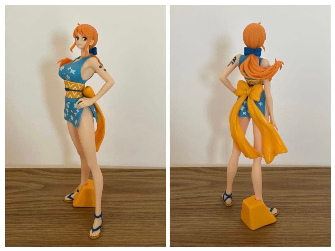 ワンピース　【未開封】一番くじD賞ギガントネーム & 箱なしフィギュア　セット