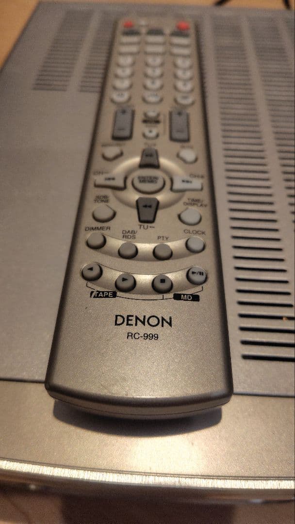 【まとめ買い歓迎】DENON RCD-M33 CDデッキ シルバー