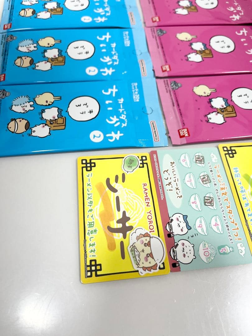 ちいかわカードダス1.2《未開封パック》6パックプラスおまけカード