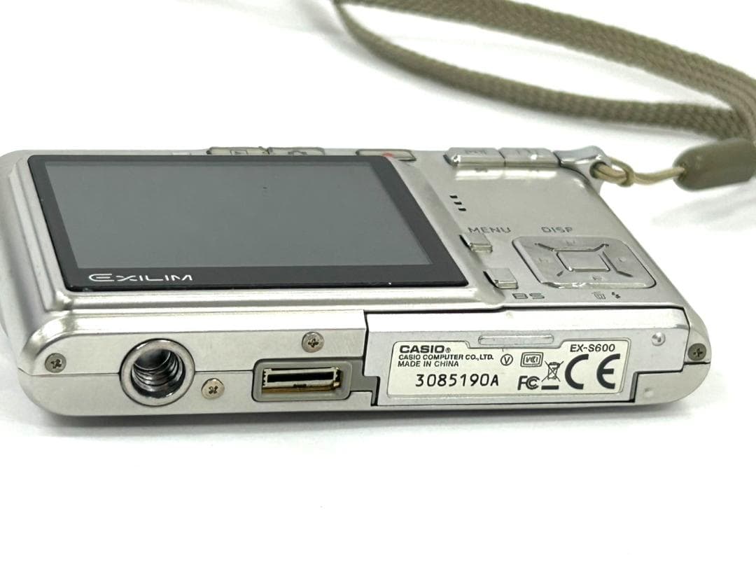 25M10-244 カシオ エクシリム EX-S600 デジカメ スリム 稼働品