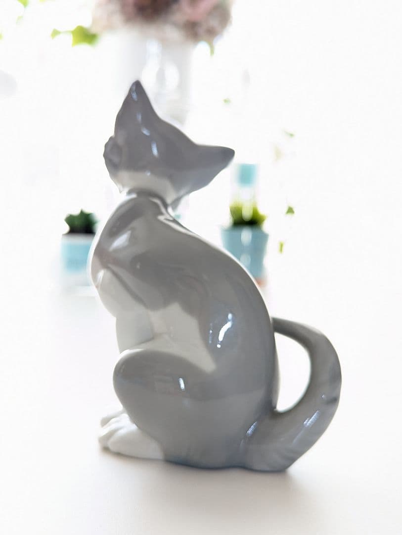 リヤドロ 猫 置物