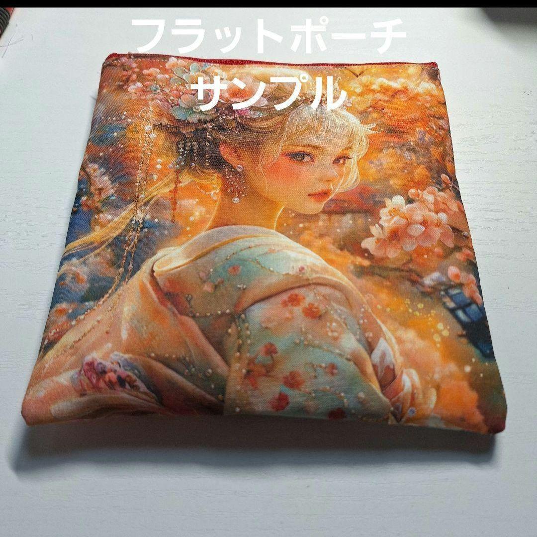女の子パネル生地　ハンドメイド