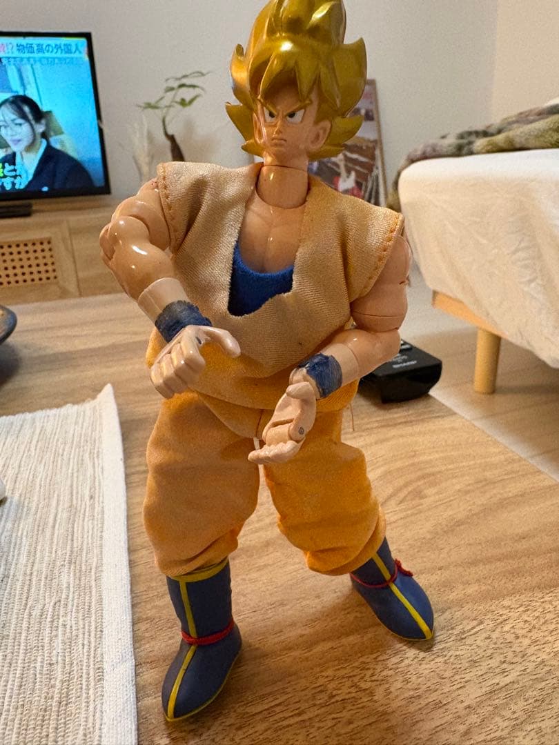 当時物1991年製ドラゴンボールZ フルアクションポーズ 孫悟空　goku