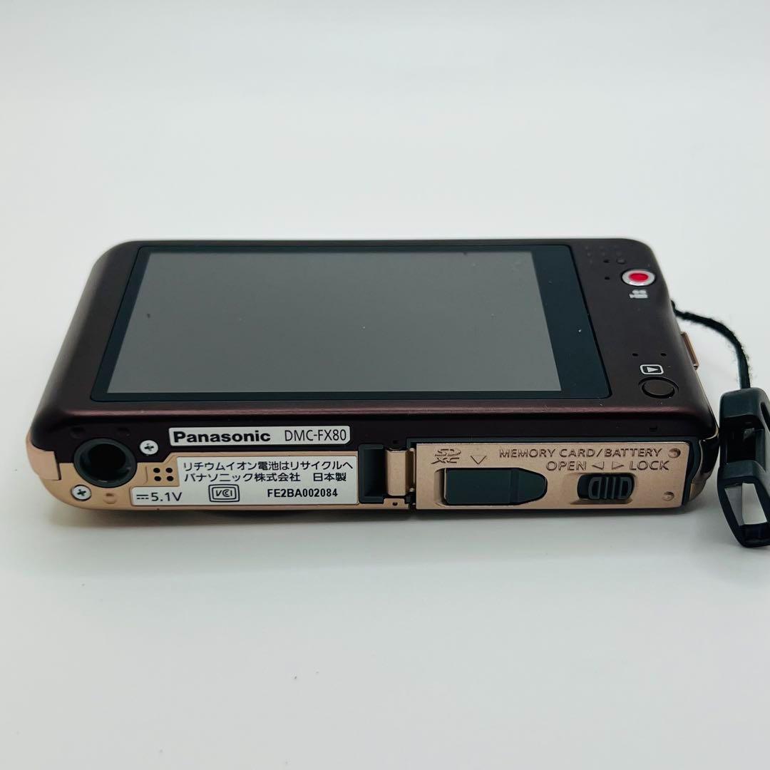 【動作品】 LUMIX DMC-FX80 ロイヤルゴールド　デジカメ