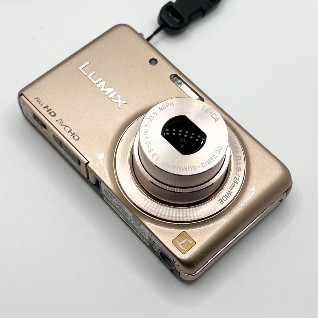 【動作品】 LUMIX DMC-FX80 ロイヤルゴールド　デジカメ