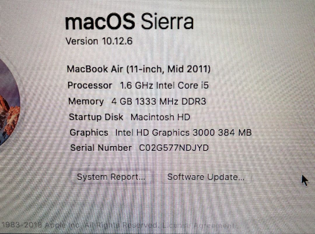 MacBook本体 MacBook Air 1600/11.6 MC969J/A