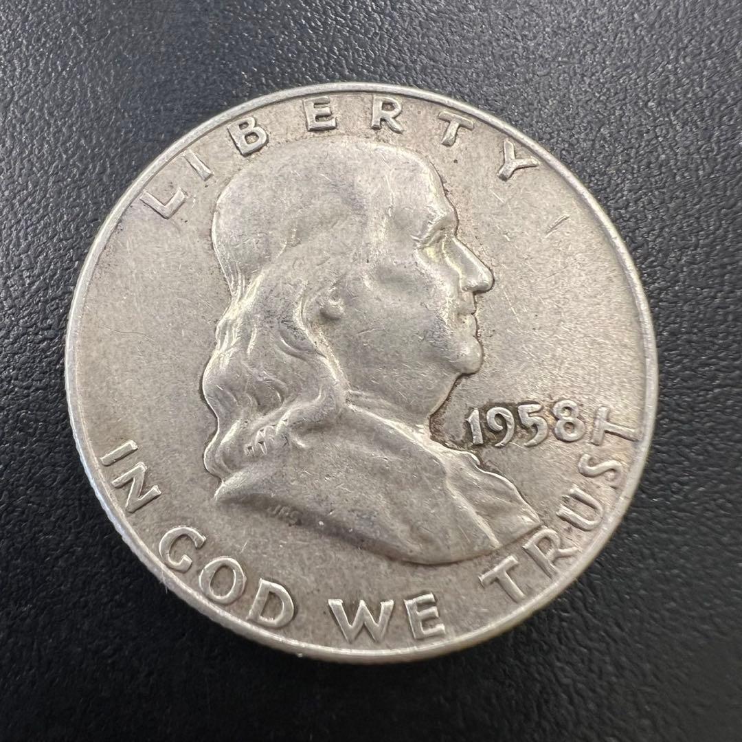 【銀貨】ハーフダラー　1958 クォーターダラー 1964 セット
