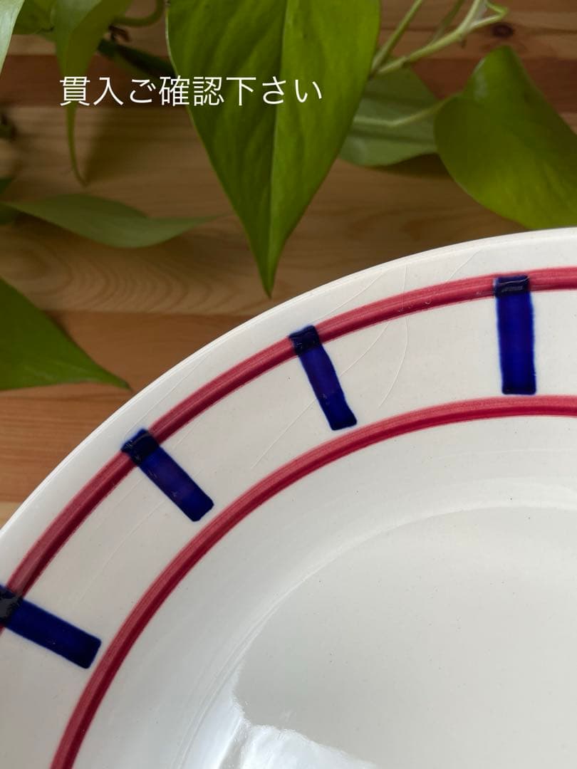 【訳あり】【レア】No.53フランス　ディゴワン　サルグミンヌ　バスク　深皿