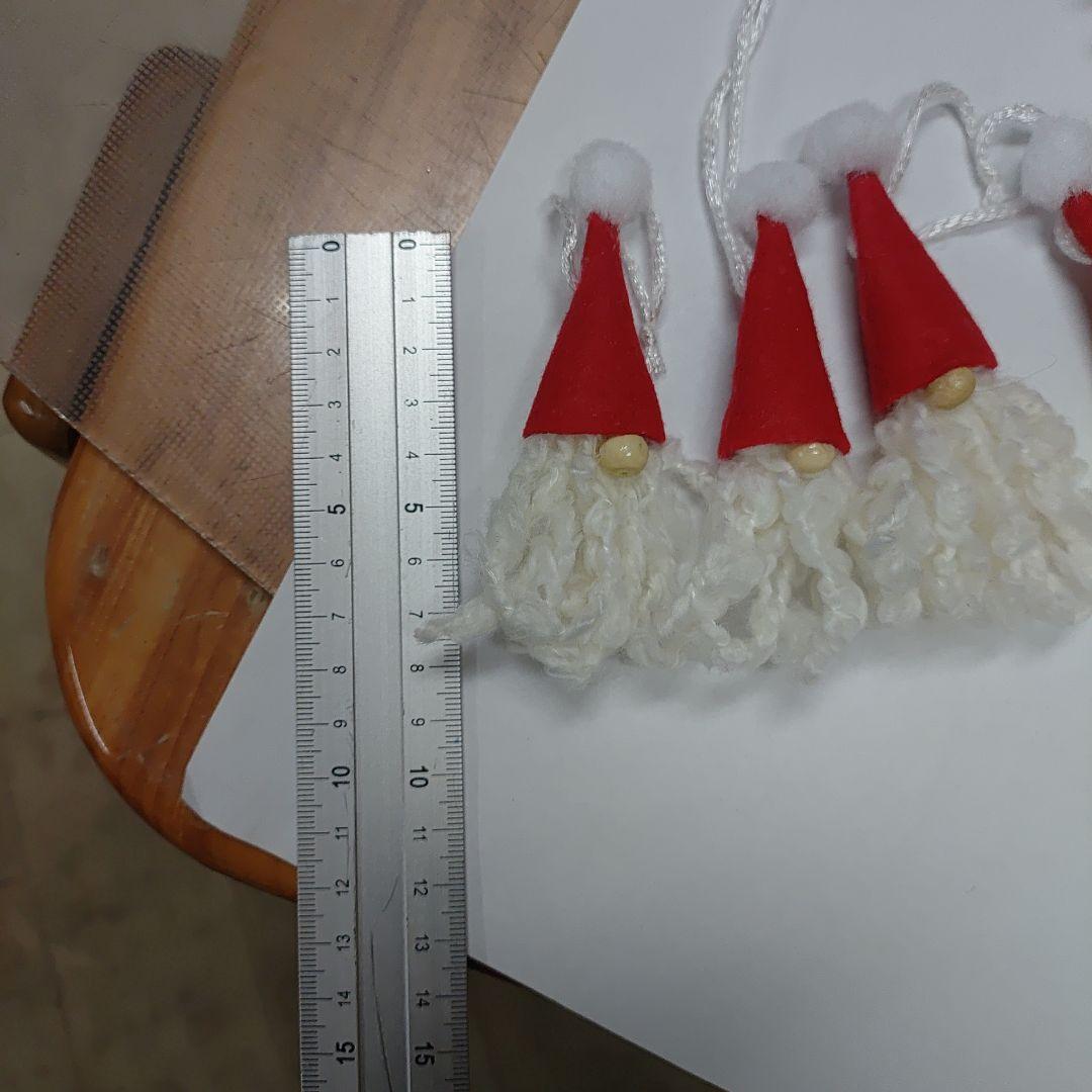 サンタ　クリスマスプレゼント・ラッピング用マスコット・リボン代わりギフト装飾