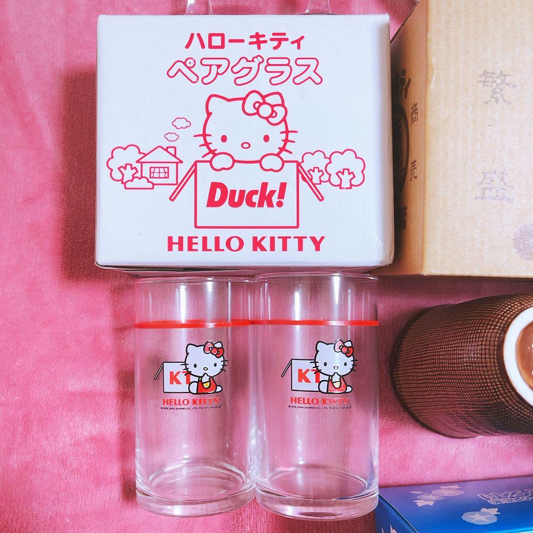 希少レア　ハローキティ　非売品　マグ　グラス　まとめ売り　平成レトロ　サンリオ