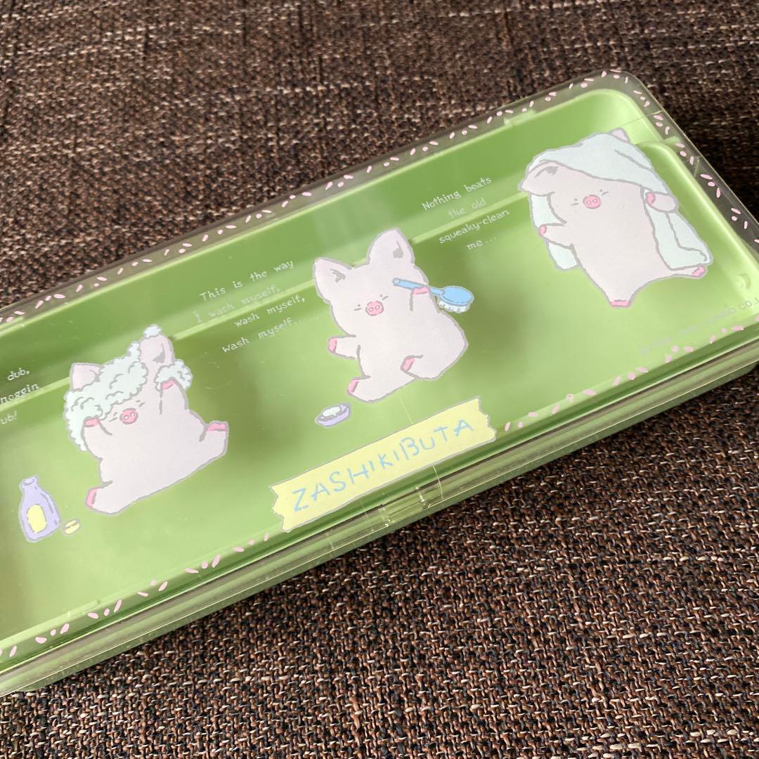 サンリオレトロ ザシキブタ ざしきぶた ペンケース 2段式 サンリオ当時物
