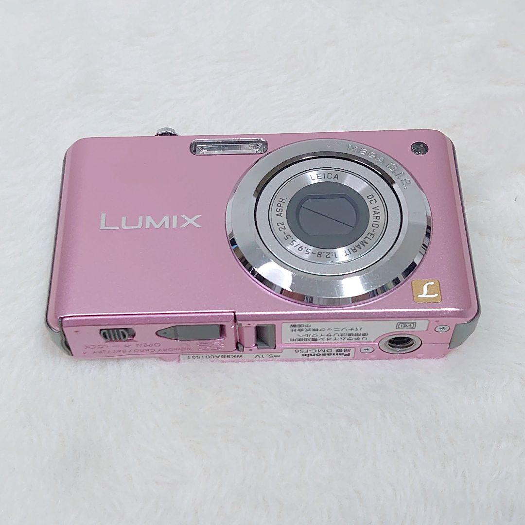 【稼働品】Panasonic LUMIX ルミックスDMC-FS6 ピンク