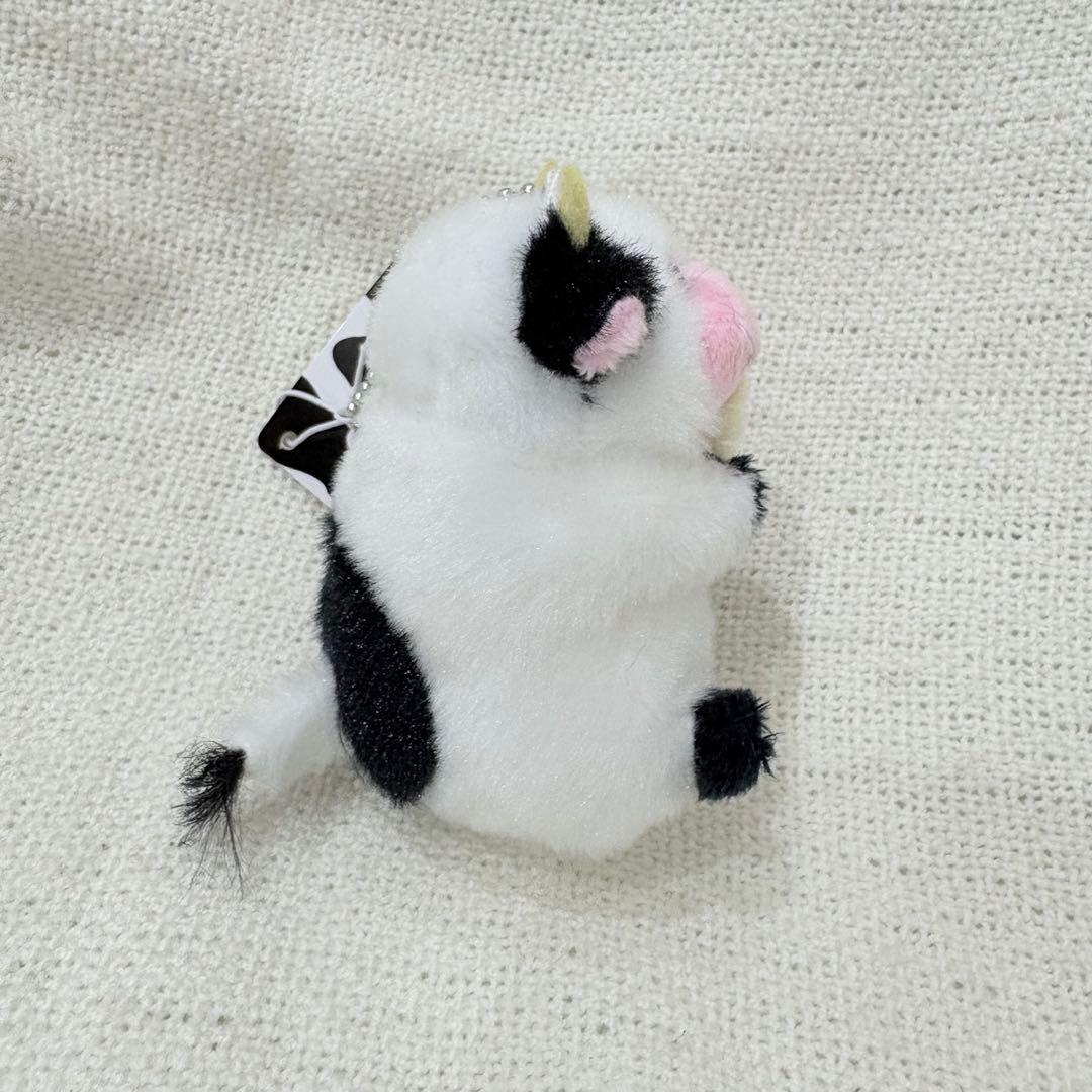 小岩井農場 ソフト牛 マスコット ぬいぐるみ キーホルダー