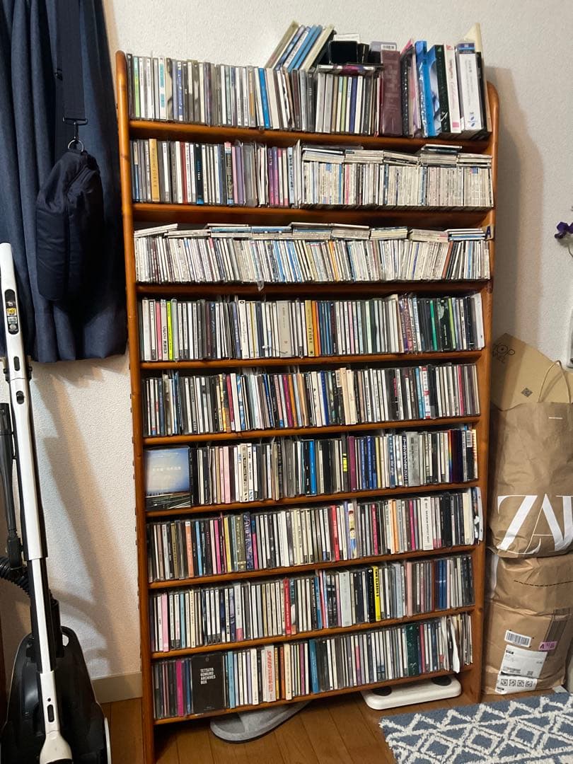 ナイスな木製CDラック 9段 RINGOラック