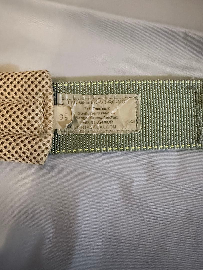 Tyr gunfighter belt rg mサイズ　実物