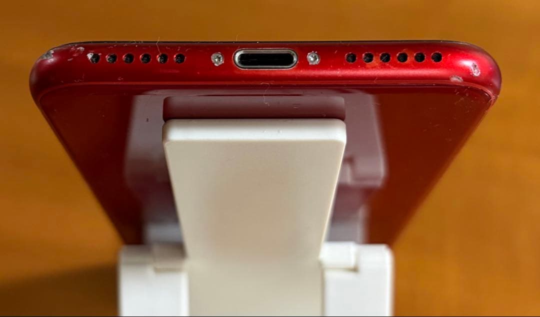 【ジャンク品】iPhone 8 256GB レッド メインカメラ不具合あり