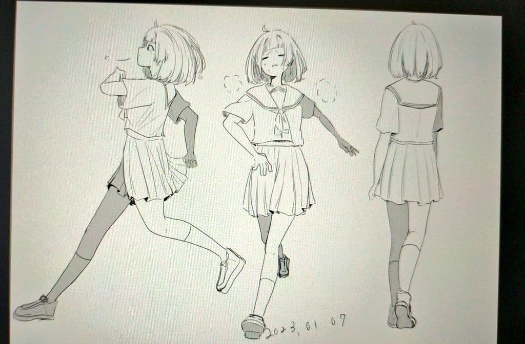 イラストオーダー 色紙可