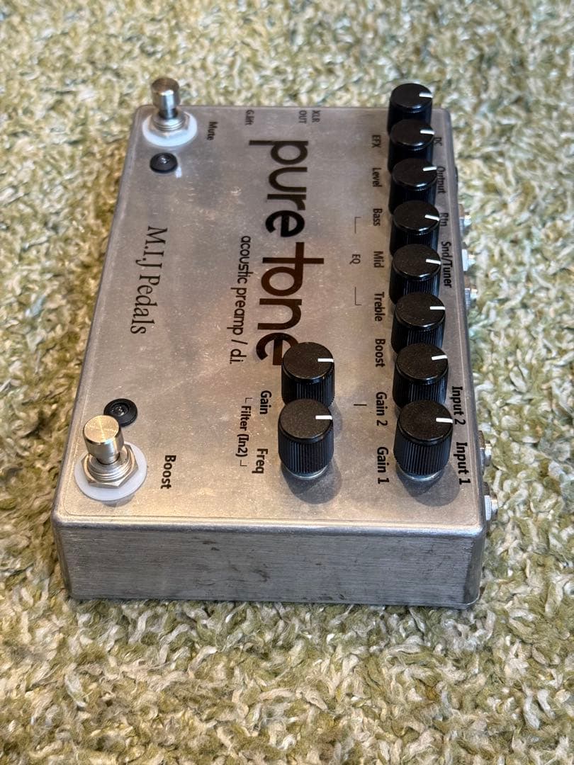 ギター M.I.J Pedals pure-tone acoustic preamp