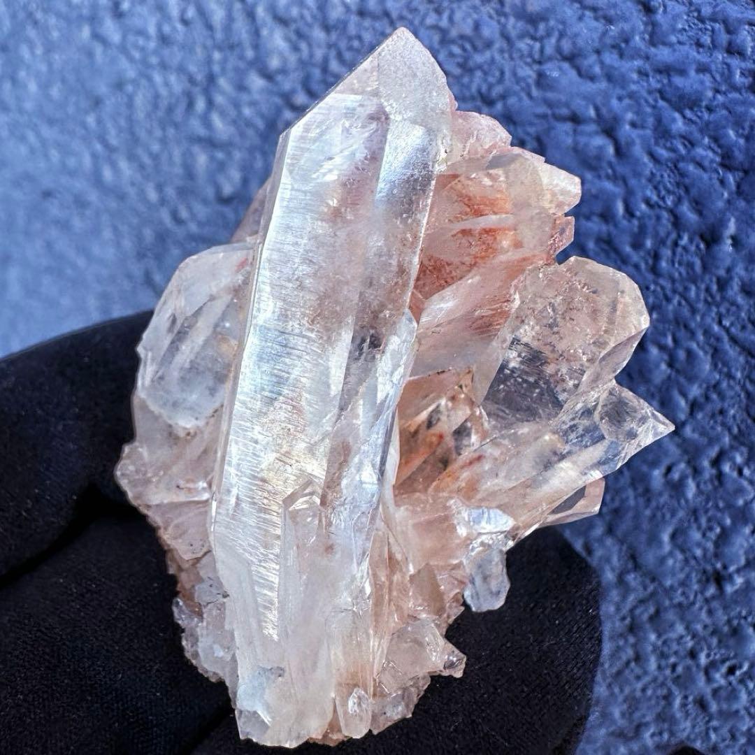 希少高透明度❗️ピンク♡ヒマラヤ水晶クラスター2点セット☆【貫入水晶】A1397