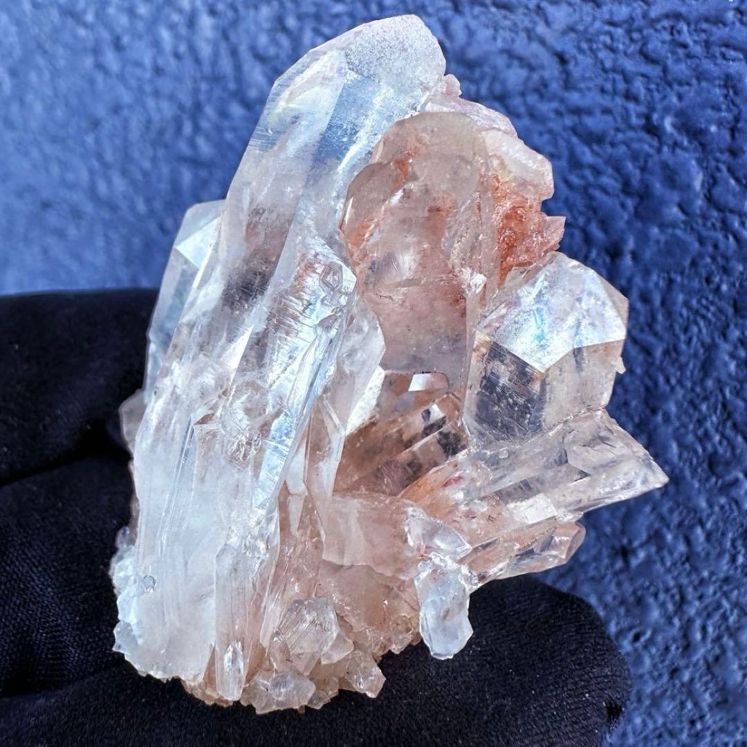 希少高透明度❗️ピンク♡ヒマラヤ水晶クラスター2点セット☆【貫入水晶】A1397