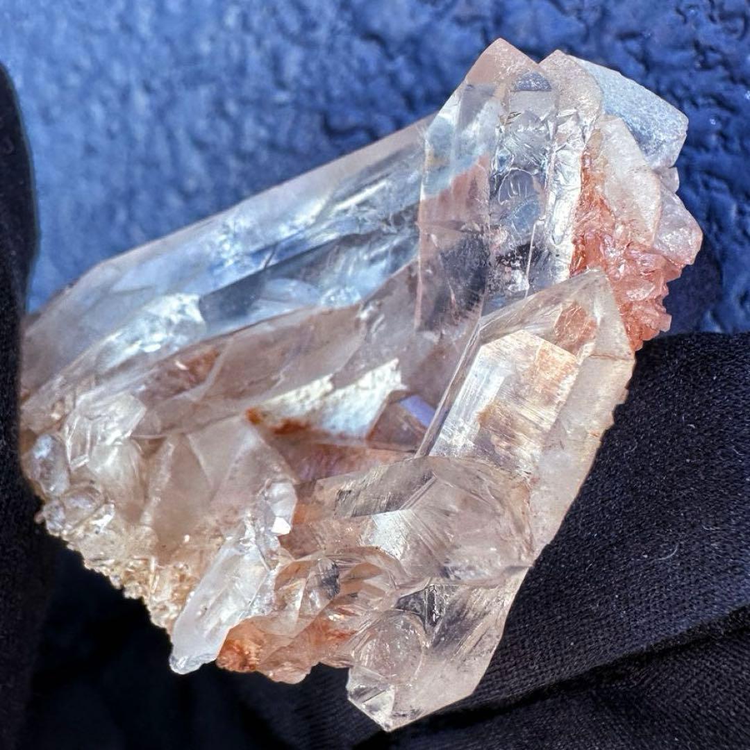 希少高透明度❗️ピンク♡ヒマラヤ水晶クラスター2点セット☆【貫入水晶】A1397