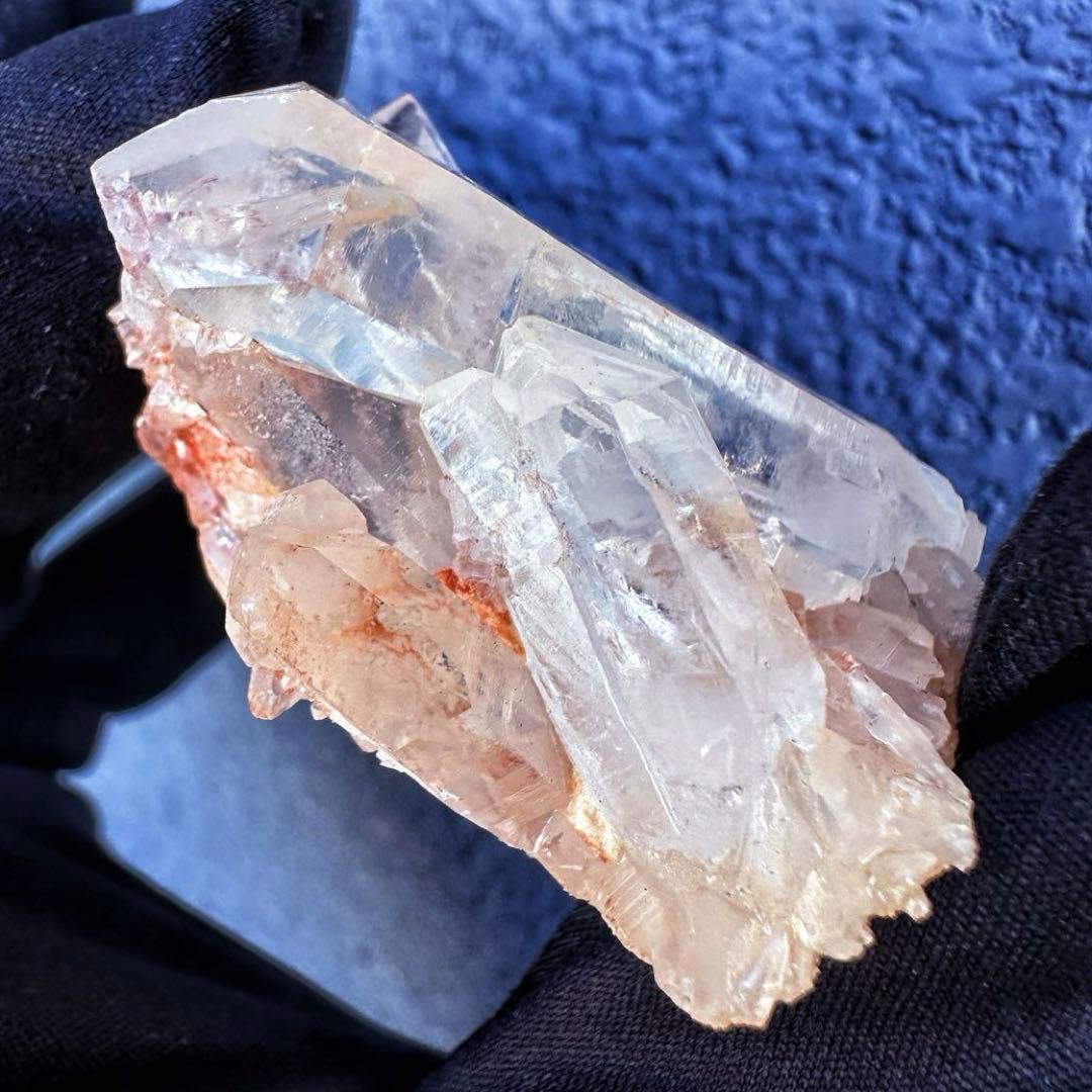 希少高透明度❗️ピンク♡ヒマラヤ水晶クラスター2点セット☆【貫入水晶】A1397