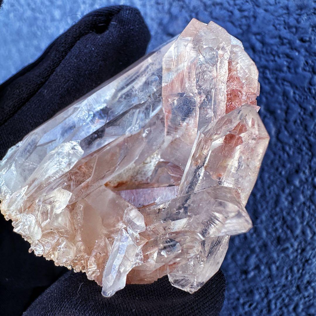 希少高透明度❗️ピンク♡ヒマラヤ水晶クラスター2点セット☆【貫入水晶】A1397
