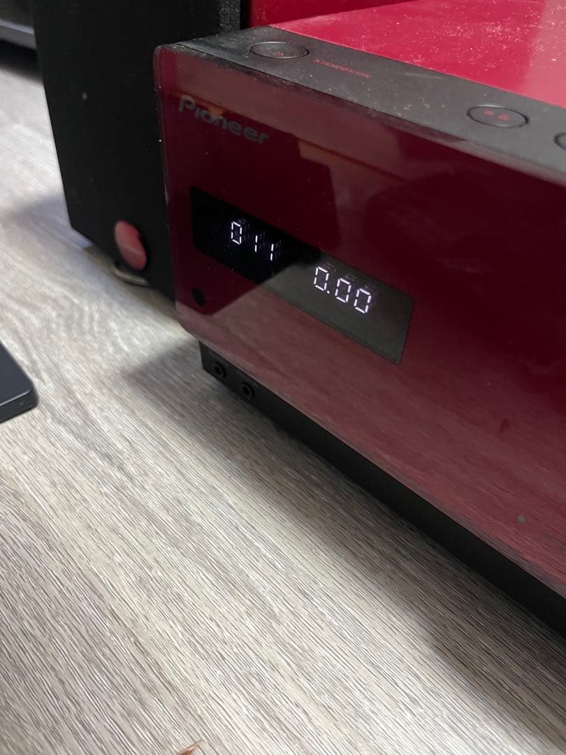 パイオニア X-CM32BT-R Bluetooth機能搭載 レッド リモコン付